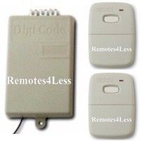 Digi Code 2002 24 Volt 3 Tab Radio Receiver With Two Remotes Set
