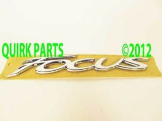 2000 2013 Ford Focus Emblem Decal Nameplate GENUINE OEM BRAND NEW