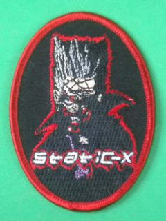 STATIC X New(jacket,roc k,metal,band) Sew,Iron on PATCH