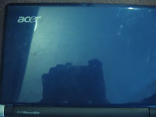 ACER D250 KAV60 10.1 TOP BACK COVER BLUE HINGE BEZEL CABLE (No LCD)