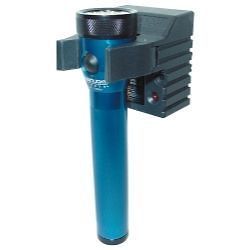 Blue Rechargeable Flashlight with AC DC and 2 Holders STL75071