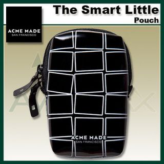 Acme Made Smart Little Camera Pouch Black Tiles