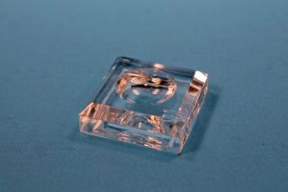 20 Dimple Block Display Stand Sphere Egg Square Clear Acrylic Plastic
