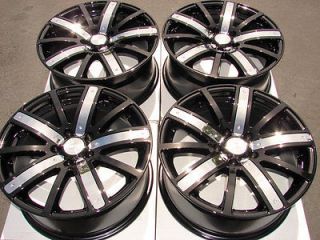 Black Wheels Mazda 3 6 RSX Camry Acura TL CL TSX RSX WRX 5 Lug Rims