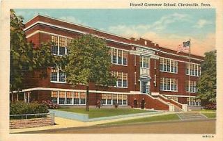 TN CLARKSVILLE  HOWELL GRAMMAR SCHOOL TOWN VIEW R9821