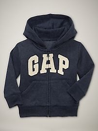 GAP Arch Logo Hoodie Sweatshirt Activewear Heather Galaxy Blue NEW 4T
