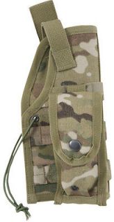 Camo Army MOLLE Compatible Gun Holster Fits 92 F or 45 ACP 1911