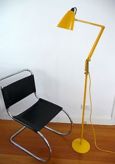 Vintage Yellow Planet Studio K Floor Lamp   Retro / Industrial / Light