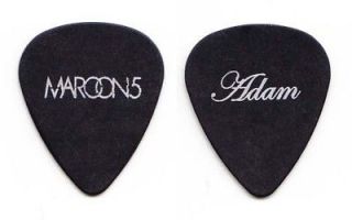 Maroon 5 Adam Levine Black Guitar Pick   2012 Tour The Voice