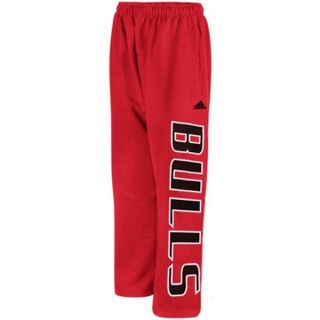 NBA Chicago Bulls Adidas Fleece Jogging Pants  Red & Black  Sizes XL