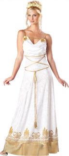 New Sexy Greek Roman Goddess Hera Halloween Costume