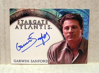 Garwin Sanford Stargate Atlantis Autograph Trading Card (F12121 KAYD