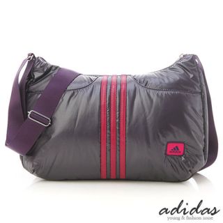BN Adidas 3 Strips Shoulder Messenger Hobo Bag Gray