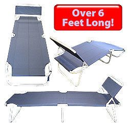 Fully Adjustable Folding Guest Bed with Headrest