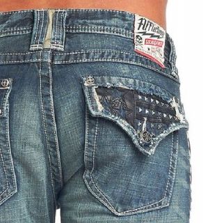 AFFLICTION COOPER GLORY FLAP BASTILLE MENS JEANS   110BC036