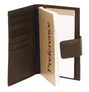 Leather Address Book. Includes Custom Personalized Name Imprinting
