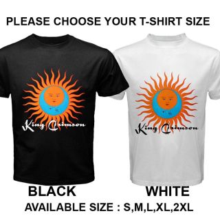 King Crimson Music Band Rock T Shirt size S to 3XL New Hot Black or