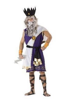 Adult Zeus Greek God Holloween Holiday Costume Party (Size Standard