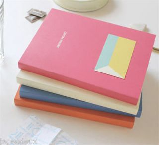 Project Diary Planner Journal Scheduler Organizer Agenda Pastel Color