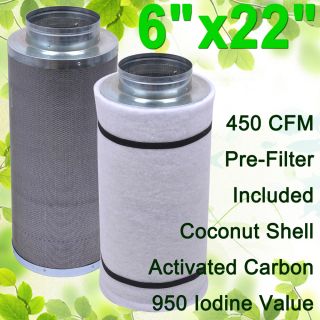 Newly listed 6 450CFM Hydroponic Air Carbon Filter Odor Control