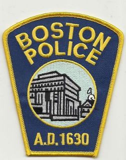 Collectible Police Patches Massachusetts