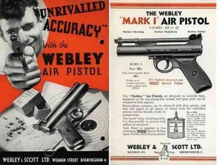 Webley & Scott 1932 Air Pistol Catalog