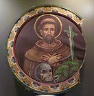 St. Francis of A   Oil Painting from Church   Round  1925  Eastern