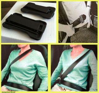 Set 2 Car Van Vehicle Seat Belt Strap Adjusters Support Clips Comfort
