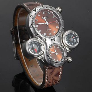 Russian Fashion Aircraft GMT Mens Sport Quartz Watch Dual Time great