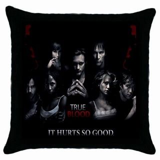 True Blood New Black Throw Pillow Case HOT