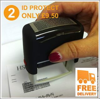 HANDY ERASE IT SECURITY ID PROTECTOR IDENTITY THEFT PROTECTION STAMP
