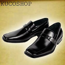 Aldo Men Dress Shoes Slip On Black Buckle Size 10