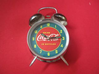 Coca Cola Twin Bell Alarm Clock   NEW   NIB
