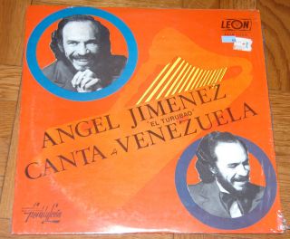 Angel Jimenez El Turubao canta a Venezuela   in Shrink LP