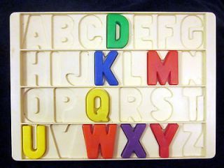 Alphabet Letter Tray Fisher Price Little People # 923 School or # 176