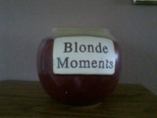 Blonde Moments Change Jar Cute