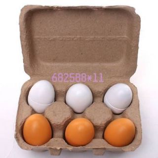 eggs 670053 Playing Kitchen Food Cooking Wooden Eggs Children Kid Toy