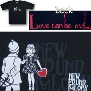 NEW FOUND GLORY LOVE CAN BE EVIL CHILDREN KIDS T SHIRT YOUTH MED NEW