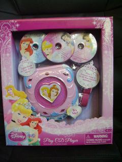 New ~ DISNEY PRINCESS ~ Play CD Player ~ Lights, songs, melodies