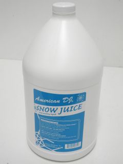 American DJ 1 Gallon Gal Snow Flurry Machine Liquid Water Based Fluid