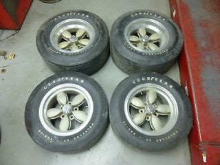 American Racing 200S Daisy Mags 15x8.5 15x7 w/ Goodyear Tires Vintage