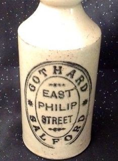 Antique Stone Ware Beer Bottle   c.1800s Civil War Era