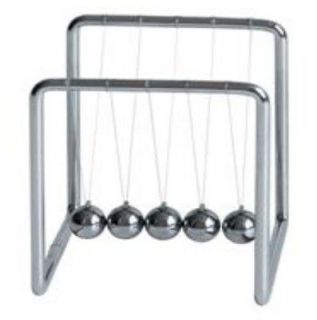 Newtons Cradle Steel Balance Balls Physics Science Pendulum DeskToy