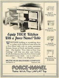 Ad Mutschler Porce Namel Laflat Kitchen Tables Equipment Remodeling