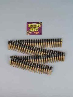 Bullet Belt Plastic Ammo Roll Military Sleeve Soldier Adult Costume 60