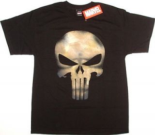 THE PUNISHER Skull Marvel Comics Official T Shirt NEW