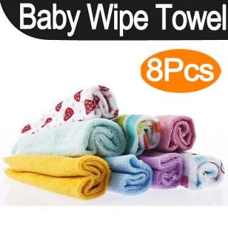 Pcs Baby Infant Newborn Bath Towel Washcloth Bathing Feeding Wipe