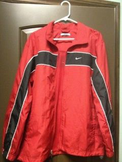 Nike Warm up Jacket L, Red and Black