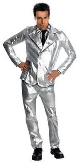 Derek Zoolander Silver Suit Adult Movie Halloween Costume