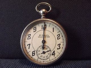 Haven Clock Dr Scholls Walk Meter Pedometer American Co. Pocket Watch